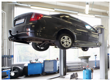 Car on Lift Car on Lift